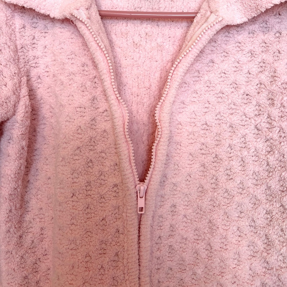 Lauren Hansen for Nordstrom Pink Full Zip Baby Pink and blanket Soft Cardigan 💗